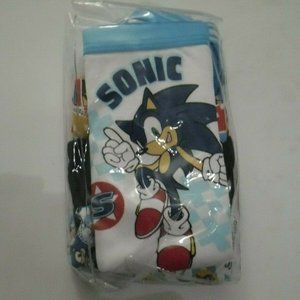 NEW BOY'S SONIC THE HEDGEHOG PACK OF 5 BOXER BRIEF